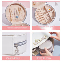 Load image into Gallery viewer, Jewelry Storage Box PU Leather Earrings Creative Portable Holders Case
