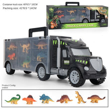 Load image into Gallery viewer, Children's DIY Dinosaur Storage Mop Head Transport Container Truck Toy Set Boy's Car Model Toy Car
