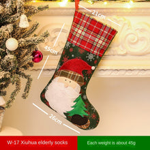 Load image into Gallery viewer, Christmas Decoration and Layout Supplies New Year Gift Santa Snowman Socks Christmas Socks Gift Bag
