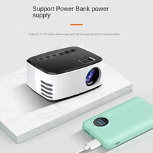 Load image into Gallery viewer, T20 Household Small Projector Mini HD 1080P Portable Mini Wireless Mobile Phone Projector

