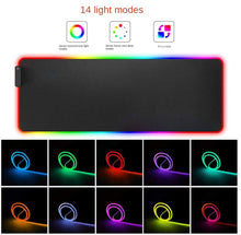 Load image into Gallery viewer, Games RGB Oversized Mouse Pad Large Pad Office Game Luminous Mouse Pad

