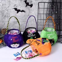 Load image into Gallery viewer, Cute 12cm Halloween Candy Bag Decorative Pumpkin Bag Kindergarten Candy Scene Arrangement Cloth Gift Bag Happy Helloween Party
