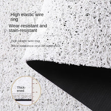 Load image into Gallery viewer, Cute Puppy Pattern Entrance Door Mat Silk Ring Material Dustproof Mat PVC Non-Slip Stain-Resistant Carpet
