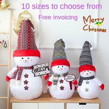 Load image into Gallery viewer, Christmas Decorations Snowman Baby Doll Christmas Tree Decoration Shopping Window Scene Layout Photo Props
