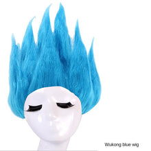 Load image into Gallery viewer, Dragon Ball Monkey King Cosplay Children's Performance Wig  Dragon Ball Saiyan Fluffy Cos Lotus Head
