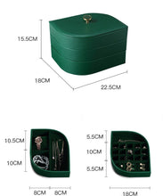 Load image into Gallery viewer, Jewelry Storage Box Multi-Layer Large Capacity Earrings Jewellery   Holders Case
