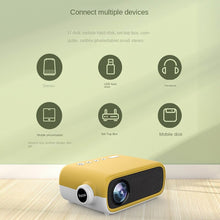 Load image into Gallery viewer, Yg280 Mini Mini Projector Home Led Mini Portable Projector HD 1080P Projection
