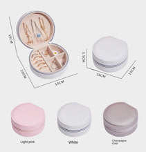 Load image into Gallery viewer, Jewelry Storage Box PU Leather Earrings Creative Portable Holders Case
