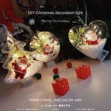 Load image into Gallery viewer, Christmas Decoration Light Light-Emitting Christmas Tree Pendant Children's Parent-Child Handmade DIY Christmas Gift
