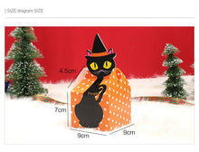 Load image into Gallery viewer, 5PCs Halloween Candy Box Biscuit Cake Box DIY Baking Food Packaging Box Pumpkin Theme Ornament Gift Box
