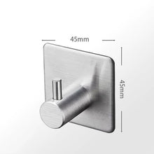 Load image into Gallery viewer, 304 Black Robe Hook Wall Towel Hook for Bathroom Stainless Steel Coat Hook Rustproof Hook Hanger for Kitchen Hardware
