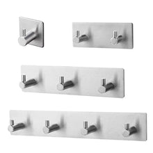 Load image into Gallery viewer, 304 Black Robe Hook Wall Towel Hook for Bathroom Stainless Steel Coat Hook Rustproof Hook Hanger for Kitchen Hardware
