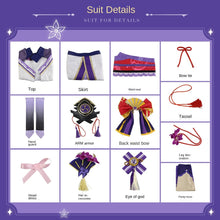 Load image into Gallery viewer, Game Genshin Impact Raiden Shogun Cosplay Costume Baal  Cosplay Costume Sexy Women Kimono Uniform RolePlay Full Set
