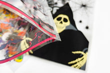 Load image into Gallery viewer, 50Pcs Halloween Transparent Plastic Gift Bag Bat Pumpkin PVC Candy Cookies Packaging Bag for Halloween Trick or Treat Kids Favor

