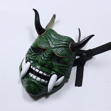 Load image into Gallery viewer, Samurai Mask Japanese Cosplay Masks Scary Latex Mascarillas Horror Anime Face Masques Halloween Costumes Props Carnival Mascaras
