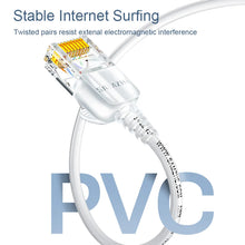 Load image into Gallery viewer, Ethernet Cable Cat 6 A 10Gbps Network Slim Cable  for RJ45 Router  TV box Networking LAN Cords
