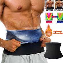 Load image into Gallery viewer, Sauna Waist Trainer Slimming Belt Men Gym Fitness Cincher Belly Control Corset Sweat Fat Burning Women Body Shaper Weight Loss
