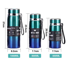 Load image into Gallery viewer, Water Bottle Garrafa Termica Copo Termico Garrafa De Agua Mug Caneca Tazas Botella Acero Inoxidable Cup Stainless steel
