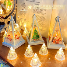 Load image into Gallery viewer, 2023 Christmas Series Atmosphere Small Night Lamp Christmas Decoration Small Iceberg Ambience Light Small Night Lamp
