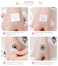 Load image into Gallery viewer, Halloween Tattoo Sticker Paper Water Transfer Sticker Scar Tattoo Sticker Paper Scar Paster 3D Tattoo Sticker
