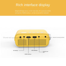 Load image into Gallery viewer, New Yg280 Mini Projector Home Portable Led Miniature HD 1080P Small Projector Wholesale
