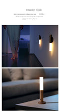 Load image into Gallery viewer, Human Body Small Induction Night Lamp Led Household Charging Multifunctional Aisle Corridor Induction Lamp

