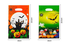 Load image into Gallery viewer, 10Pcs Halloween Package Bags Pumpkin Ghost Biscuit Candy Bags for Halloween Party Decoration Supplies Plastic Gift Bag

