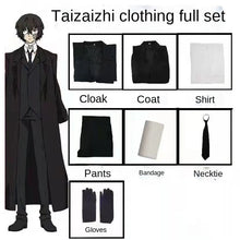 Load image into Gallery viewer, Wenhao Stray Dogs Cos Costume Osamu Dazai Central Plains and Xie Yejingzi Cosplay Clothing Set
