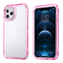 Load image into Gallery viewer, Shockproof Bumper Candy Color Phone Case for iPhone 13 12 11 Pro XS Max XR X 12Mini 7 8 Plus SE 2020 Transparent Soft Back Cover
