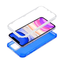 Load image into Gallery viewer, Shockproof Bumper Candy Color Phone Case for iPhone 13 12 11 Pro XS Max XR X 12Mini 7 8 Plus SE 2020 Transparent Soft Back Cover
