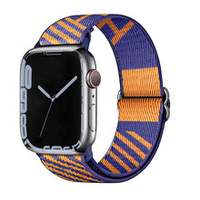 Load image into Gallery viewer, Scrunchie Strap for Apple watch band 45mm 41mm 44mm 40mm 38mm 42mm Elastic Nylon solo Loop bracelet iWatch series 7 3 4 5 6 se
