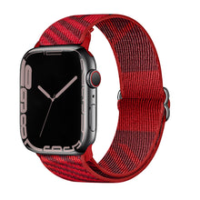 Load image into Gallery viewer, Scrunchie Strap for Apple watch band 45mm 41mm 44mm 40mm 38mm 42mm Elastic Nylon solo Loop bracelet iWatch series 7 3 4 5 6 se
