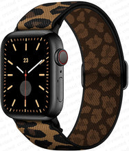 Load image into Gallery viewer, Scrunchie Strap for Apple watch band 45mm 41mm 44mm 40mm 38mm 42mm Elastic Nylon solo Loop bracelet iWatch series 7 3 4 5 6 se
