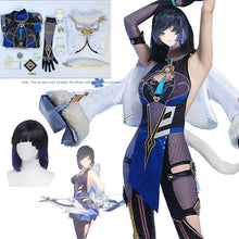 Load image into Gallery viewer, Genshin Impact Cosplay Yelan Water Royal Sister Jumpsuit Games Anime Costumes Halloween Cosplay New Character Roleplaying 2023
