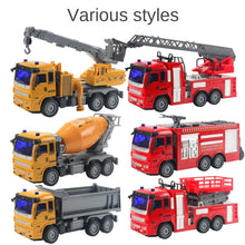 Load image into Gallery viewer, Children's Electric Four-Way Wireless Remote Control Engineering Car Toys Set Boy Stirring Crane Model

