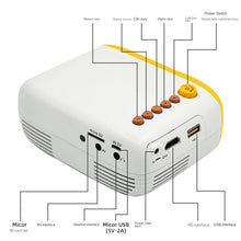 Load image into Gallery viewer, Yg200 Mini Projector Home Led Portable Projector HD 1080P Projection
