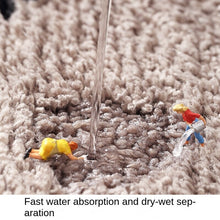 Load image into Gallery viewer, Flocking Ground Mats Bathroom Non-Slip Mat Foot Mats Absorbent Door Mat
