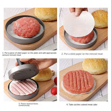 Load image into Gallery viewer, Manual Non-Stick Finish Hamburger Press Patty Pressure Hamburger Molding Plastic Handle Hamburger Meat Pressing Machine
