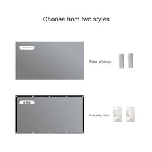 Load image into Gallery viewer, Simple Folding Metal Anti-Light Screen 100 120-Inch Portable Overhead Projector Household 4K HD Movie Screen
