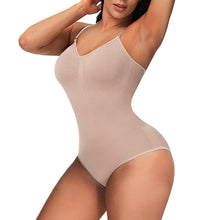Load image into Gallery viewer, Seamless Shapewear Bodysuit For Women Tummy Control Butt Lifter Body Shaper Invisible Under Dress Slimming Strap Thong Underwear
