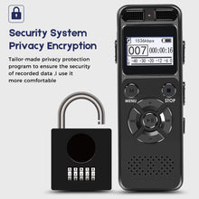 Load image into Gallery viewer, Secret Digital Audio Recorder 8GB Professional Portable Recorder MP3 Commercial
