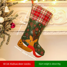 Load image into Gallery viewer, Christmas Decoration and Layout Supplies New Year Gift Santa Snowman Socks Christmas Socks Gift Bag
