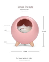 Load image into Gallery viewer, Led Pet Room Small Night Lamp Rechargeable Bedroom Bedside Lamp Kitty Desktop Atmosphere Small Night Lamp
