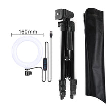 Load image into Gallery viewer, Selfie Ring Lamp Led Ring Light Selfie With Tripod Ring For Selfie Phone Video Photography Lighting For Youtube Phone Holder
