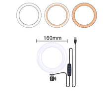 Load image into Gallery viewer, Selfie Ring Lamp Led Ring Light Selfie With Tripod Ring For Selfie Phone Video Photography Lighting For Youtube Phone Holder
