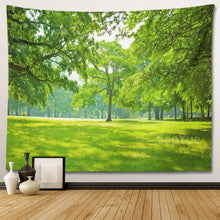 Load image into Gallery viewer, Forest Bohemian Wall Tapestry Nature Pattern Rays Tree Larg Wall Hanging Cheap Hippie Home Decoratio Room Decor Aesthetic
