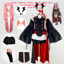 Load image into Gallery viewer, Seraph Of The End Owari no Seraph Krul Tepes Cosplay Costume Uniform Wig Cosplay Anime Witch Vampire Halloween Costume
