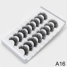 Load image into Gallery viewer, 5/8/10pairs 3D Mink Lashes Natural False Eyelashes Dramatic Volume Fake Lashes Makeup Eyelash Extension Silk Eyelashes
