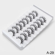 Load image into Gallery viewer, 5/8/10pairs 3D Mink Lashes Natural False Eyelashes Dramatic Volume Fake Lashes Makeup Eyelash Extension Silk Eyelashes
