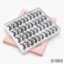 Load image into Gallery viewer, 3D Faux Mink Lashes Natural False Eyelashes Dramatic Fluffy Soft Wispy Volume Cross Reusable Eyelash MaKeup Tools
